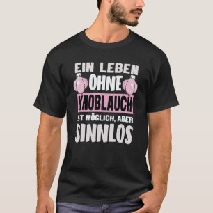 T-shirt Ail Ail Végétalien Végétarien Dicton