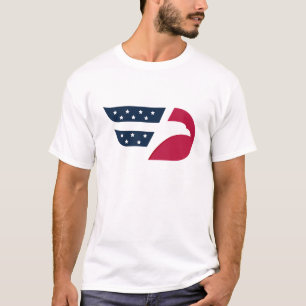 T-shirt Aile de l'aigle patriotique USA