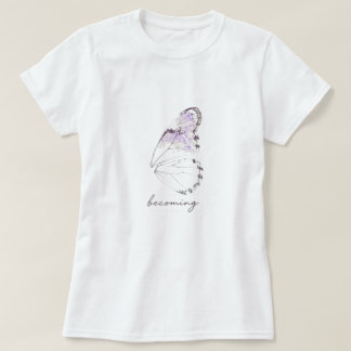 T-shirt aile-de-papillon-en-formation