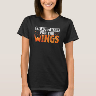 T-shirt Aile de poulet juste ici Funny Buffalo Ailes Fast
