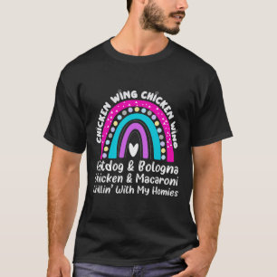 T-shirt Aile de poulet virale Aile de poulet Hot Dog Bolog