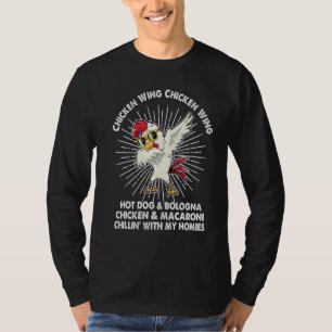 T-shirt Aile de poulets drôle Cool Dabbing poulet