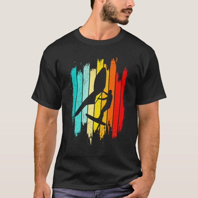 T-shirt Aile Foil Wing Foil Wingsurf Retro Wing Foil (Devant)