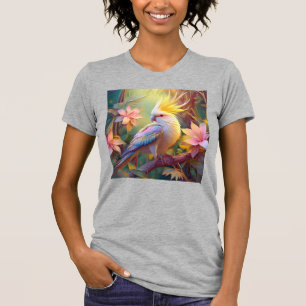 T-shirt Aile Iridescente Cockatiel Imaginaire Oiseau