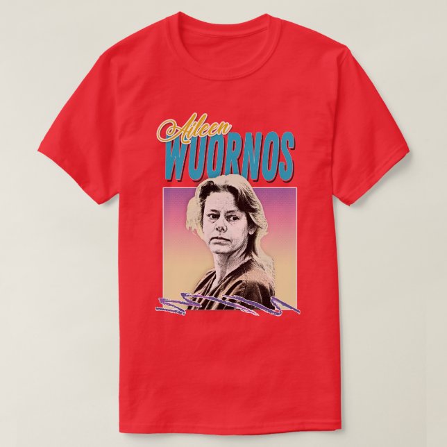 T-shirt Aileen Wuornos Conception esthétique rétro (Design devant)