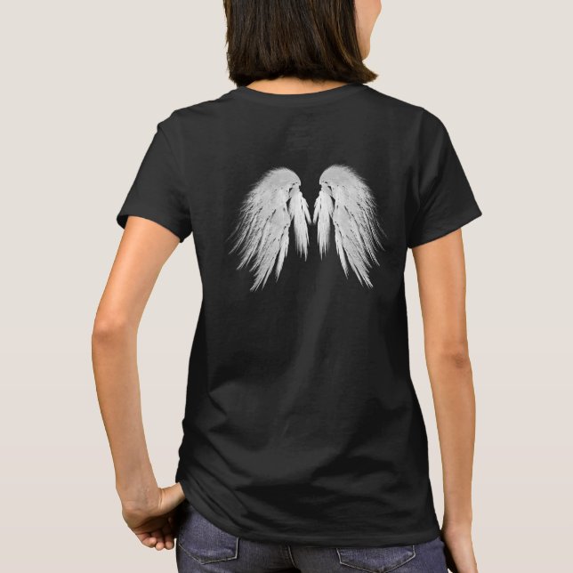 T-shirt AILES D'ANGE Noir (Dos)