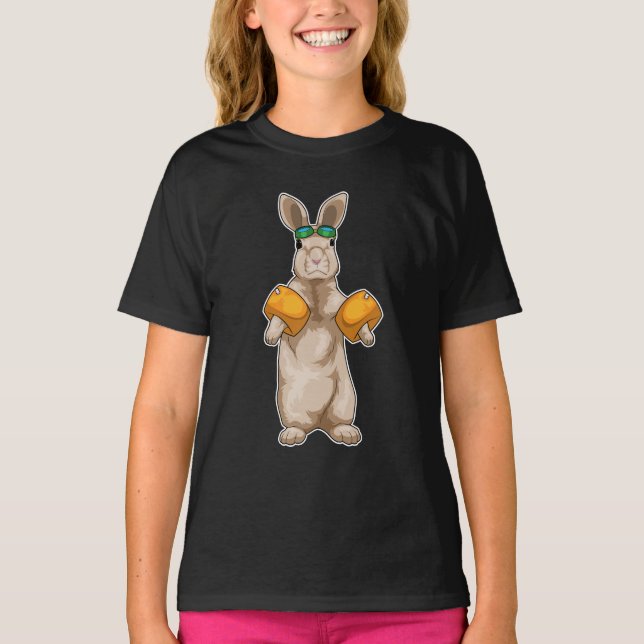 T-shirt Ailes de bain de lapin (Devant)