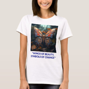 T-shirt Ailes de beauté, symboles de changement