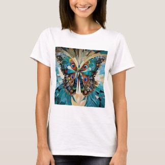 T-shirt Ailes de la liberté : Le papillon féminin
