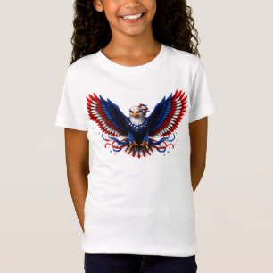 T-Shirt Ailes de l'Aigle de la Liberté Patriotique – Ame R
