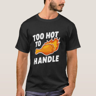 T-shirt Ailes de poulet Aile Chaud Poulet cuit Restauratio