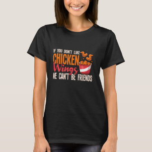 T-shirt Ailes de poulet drôles femmes enfants