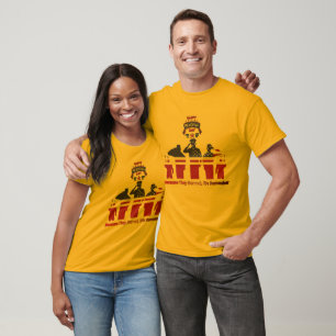 T-shirt Ailes de souvenir or