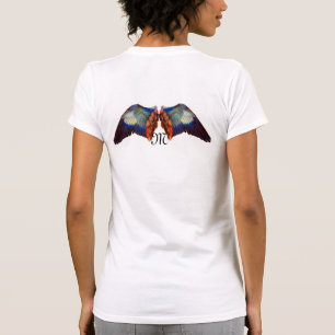 T-SHIRT AILES D'UN MONOGRAMME ROULEUR EUROPÉEN
