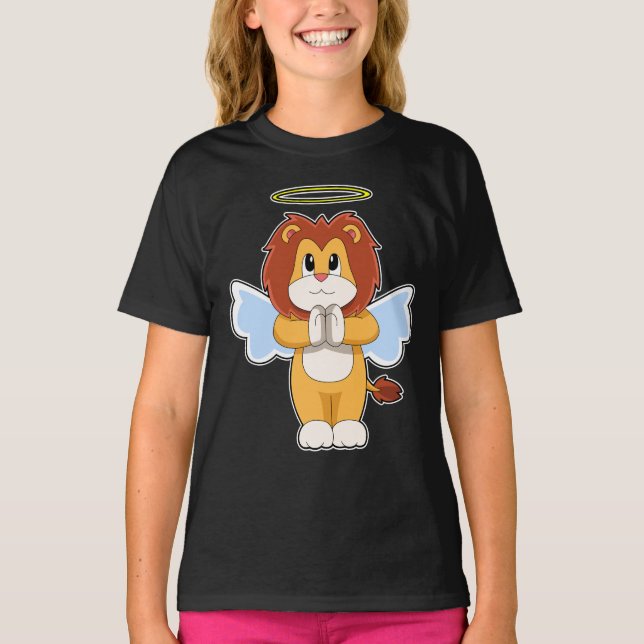 T-shirt Ailes Lion Angel (Devant)