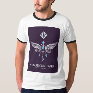 T-shirt ailes stylisées daimond avec paire élégante
