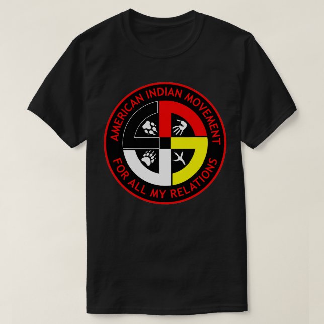 T-shirt AIM 9 amérindien (Design devant)