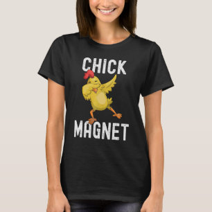 T-shirt Aimant à Filles Pâques Mignon Bébé Poulet Dabbing