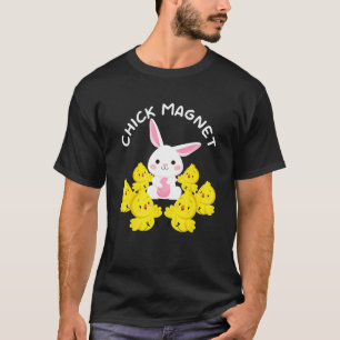 T-shirt Aimant à poulettes Pun de Pâques Dimanche de Pâqu