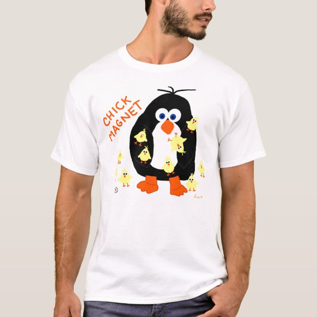 T-shirt - aimant de poussin (Devant)