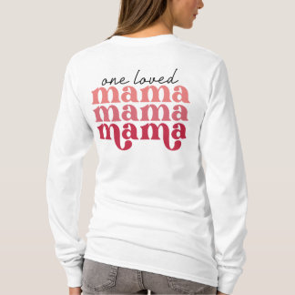 T-shirt aimé de maman pour femmes 