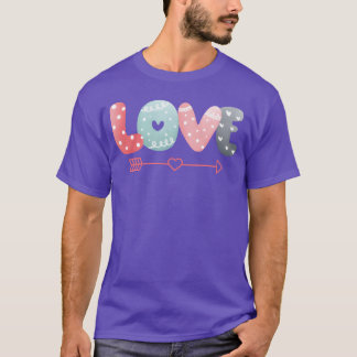 T-shirt aime famille mignonne