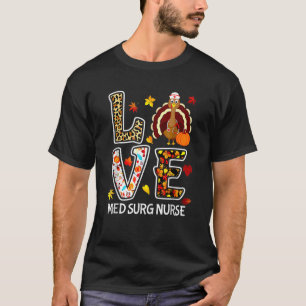 T-shirt Aime la Turquie Infirmière en Chirurgie Médicale d