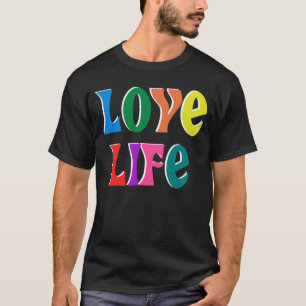 T-shirt AIME LA VIE ! message chrétien personnalisable