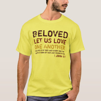 T-SHIRT AIMÉ, LAISSEZ L'AMOUR DES USA, UN UN AUTRE, LES