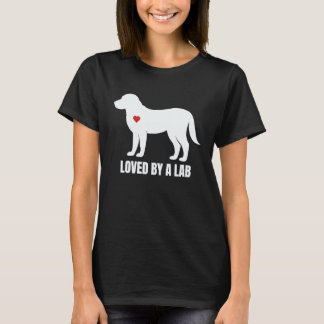 T-shirt Aimé par un labrador retriever