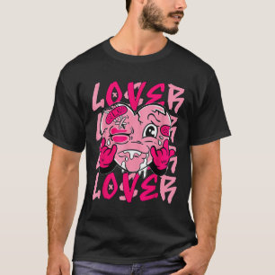 T-shirt Aime Perdant Rose Coeur Déchets Rose Correspondant