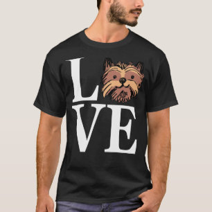 T-shirt Aime Yorkshire Terrier Propriétaire Chien Hommes E