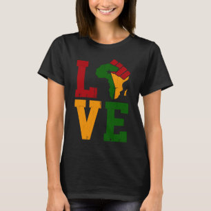 T-shirt Aimer Afrique Afrique continent noir Histoire du p