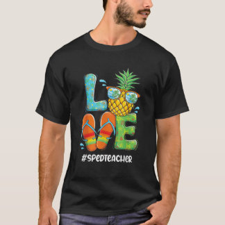 T-shirt Aimer ananas Été Enseignant d'éducation spéciale S