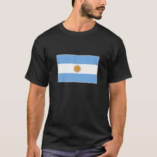 T-shirt Aimer Argentine Drapeau Patriotique Argentine Spor
