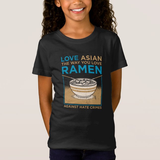 T-Shirt Aimer Asiatique Comme Vous Aimez Ramen (Devant)