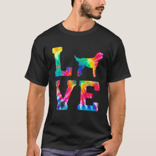 T-shirt Aimer Aussiepom Tie Dye Chien Maman Papa