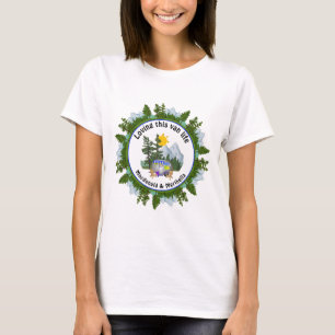 T-shirt AIMER CETTE VIE VAN CARAVAN Personnalisé Camping C