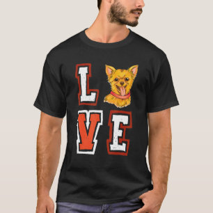 T-shirt Aimer Chihuahua Animal Chien Chien Chien Chien Chi