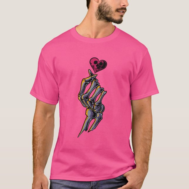 T-shirt Aimer et la mortalité Tee - Pour les coeurs braves (Devant)