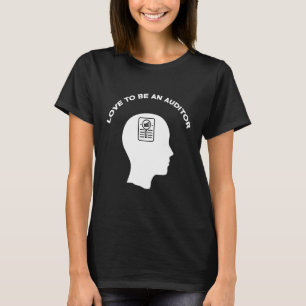 T-shirt Aimer Être Audi Comptable Auditeur Et