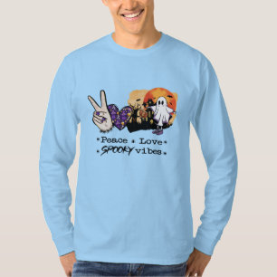T-SHIRT AIMER LA PAIX VIBES ÉFFRAYANTES DON IDÉE POUR HALL