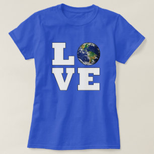 T-shirt Aimer la planète Terre Protection De l'environneme