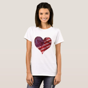 T-shirt Aimer l'Amérique