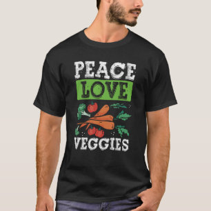T-shirt Aimer l'amour Légume véganisme
