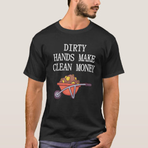 T-shirt Aimer L'Argent Gagner La Richesse Travail Paiement