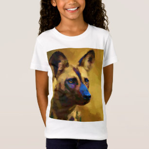 T-Shirt Aimer l'art du chien sauvage africain