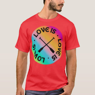 T-shirt Aimer l'aviron est