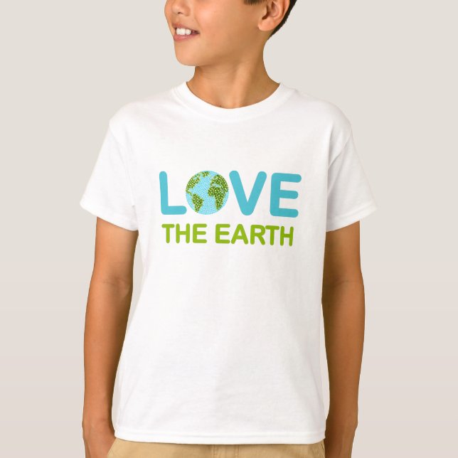 T-shirt Aimer le Jour des terres de la Terre (Devant)