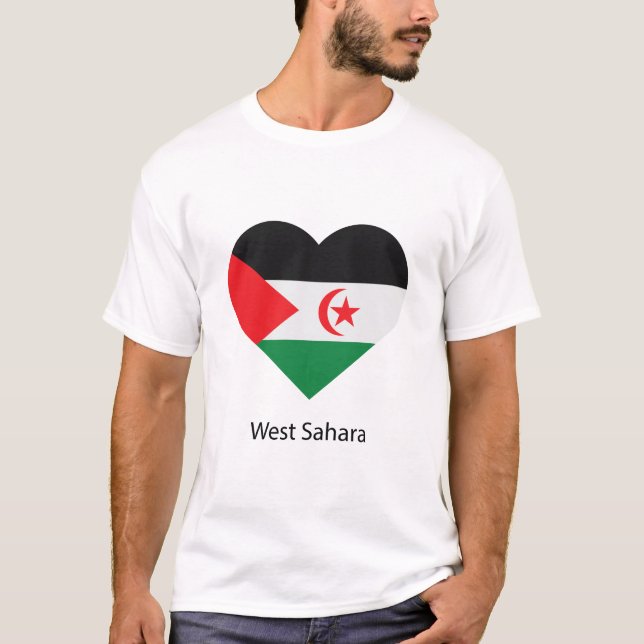 T-shirt Aimer le Sahara Occidental (Devant)